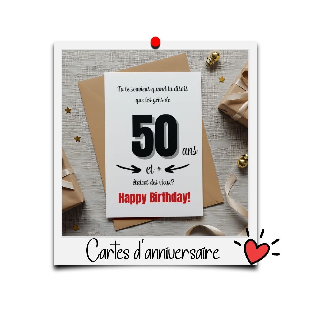 Cartes d'anniversaire