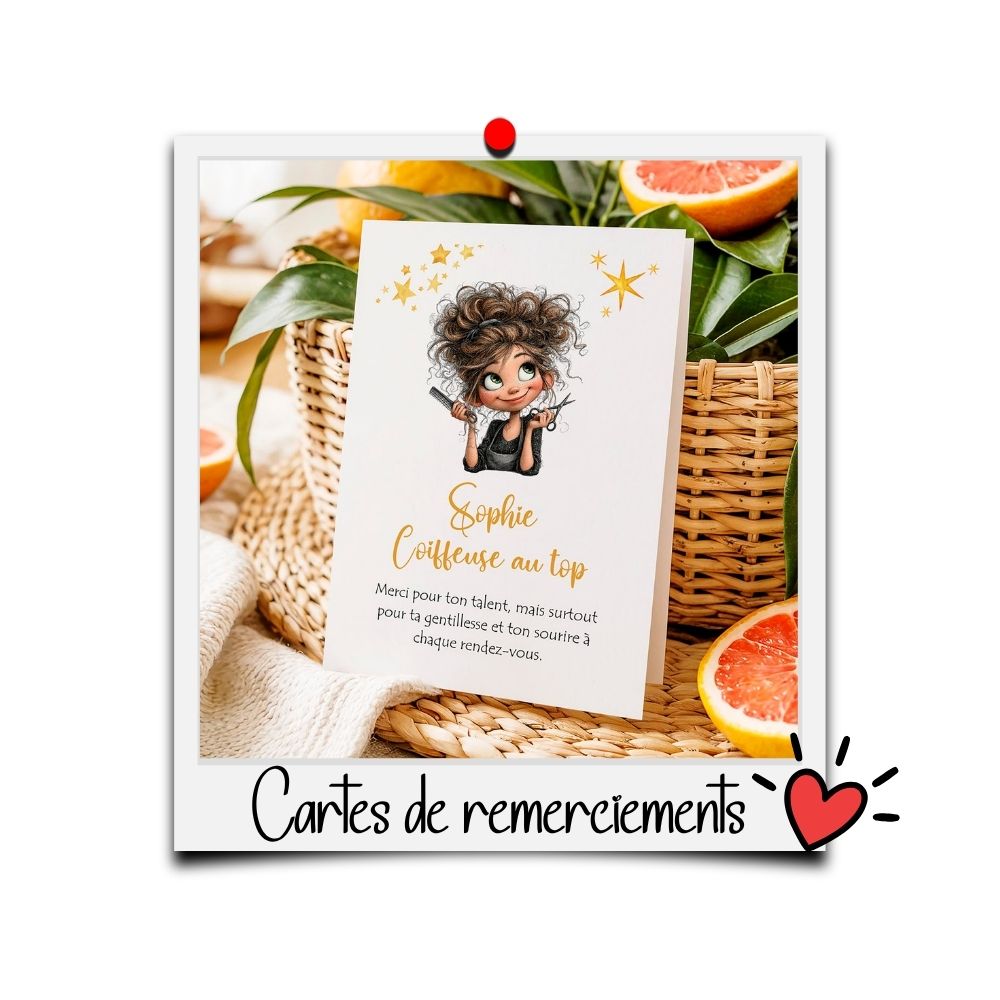 Cartes de remerciement