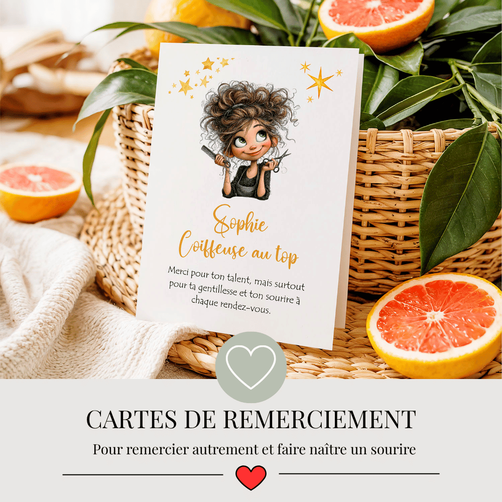 Cartes de remerciement