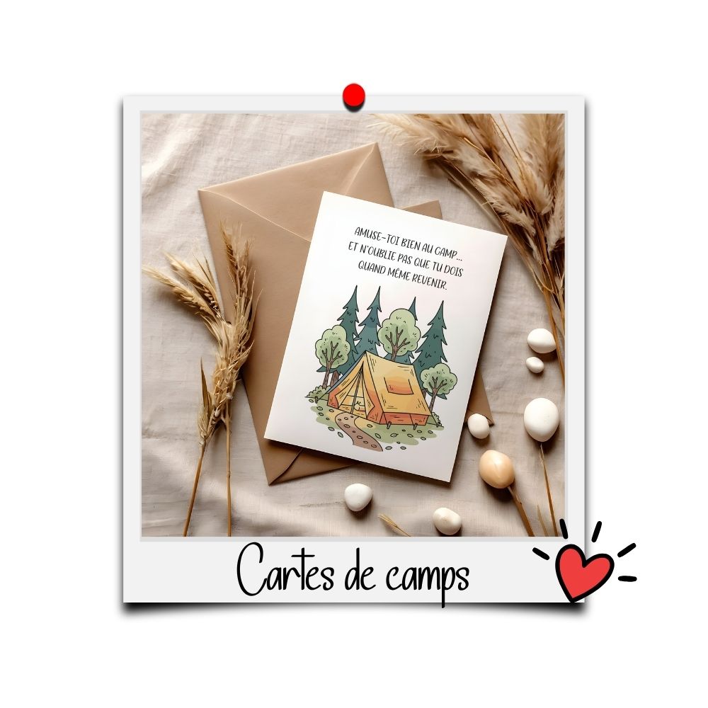 Cartes Camps de vacances