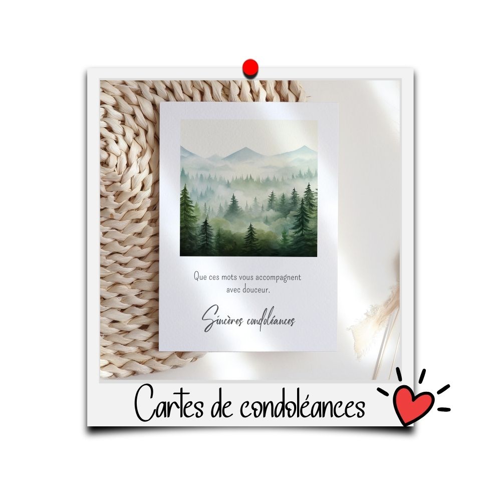 Cartes de condoléances