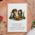 Carte message bonheur – Moments simples à partager | Carte poétique et chaleureuse