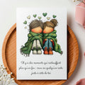 Carte message amour – Présence et réconfort | Carte poétique et chaleureuse