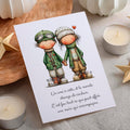 Carte message amitié – Présence et complicité | Carte poétique et touchante