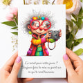 Carte message inspirant – Bonheur et passion | Carte poétique et positive