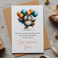 Carte anniversaire personnalisée – Joie et légèreté | Carte poétique et originale