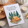 Carte camp vacances enfant – Message drôle et tendre | Carte originale