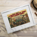 Affiche rallye historique humoristique – Erreur de navigation – Voiture ancienne