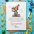 Carte anniversaire personnalisée – Joyeux anniversaire magique | Carte douce et poétique avec prénom