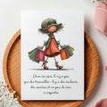Carte message inspirant – Couleurs et petits bonheurs | Carte poétique et positive