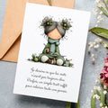 Carte message inspirant – Créativité et expression | Carte poétique et artistique