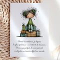 Carte message inspirant – Cadeau et douceur | Carte poétique et pleine de sens