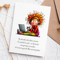 Carte message inspirant – Idées et créativité | Carte poétique et moderne