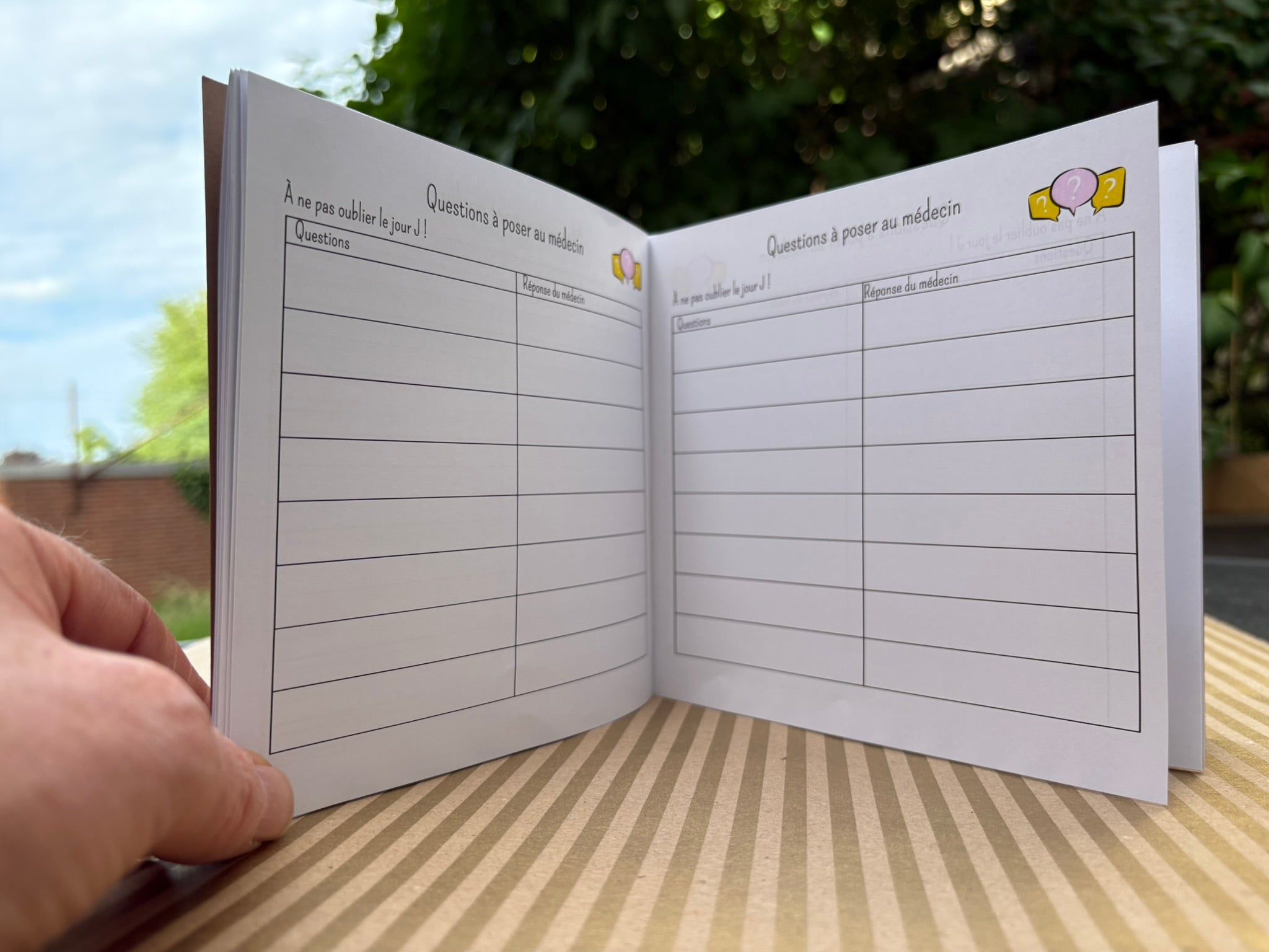 Agenda médical 2027 JolisMots – vue [détail/ouvert/couverture]