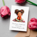 Carte message inspirant – Intuition et confiance en soi | Carte poétique et apaisante
