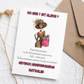 Carte anniversaire 50 ans femme personnalisée – humour