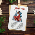 Carte de Noël romantique pour couple – Instants suspendus