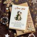 Carte de Noël drôle avec chien – Le charme de l'improvisation