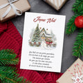 Carte de Noël poétique – Une parenthèse loin du temps qui court